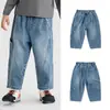 BalaOneBarabala Roupas Infantis Crianças Calças Compridas Meninos Meninas 2026 Novo Outono Calças Jeans de Trabalho