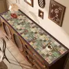 Mantel de Mesa para Comedor Estilo Vintage Nuevo 2025, Sin Lavado, Impermeable, Resistente al Aceite, Cubierta para Mesa de Café, Cubierta de Mesa de PVC de Alta Gama