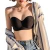 Sexy Ropa Interior de Hombro Descubierto Hermoso Tubo para el Pecho de Espalda sin Aros de Acero Recogido Una Palabra para Usar Exterior Envoltura de Pecho Sin Marcas Transpirable Ropa Interior para Mujer