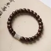 Pulsera de Madera Seis Caminos Material Viejo Estilo Bagua Nuevo Estilo Chino Estilo Antiguo Pulsera de Rosario de Cuentas Budistas para Hombres y Mujeres Fabricante