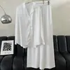 Pijama de seda de hielo para mujer para primavera y verano, nuevo conjunto jacquard de pierna ancha de alta gama, se puede usar afuera, ropa de casa de lujo de moda