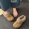 Sandalias Birkenstock Originales de Cuero con Suela Gruesa para Mujer Nuevo Estilo Otoño/Invierno 2026 Zapatos de Algodón Cálidos con Terciopelo para Mujer Zapatos de Piel de Cordero