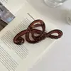 Accesorio para el Cabello Pinza de Tiburón Mate Pinza Sencilla Pinza de Garra Recogido Nuevo Estilo Artístico Diseño de Nicho con un Sentido de Elegancia