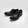 Zapatos Derby Estilo Nuevo 2026, Zapatos de Cuero Vintage Arrugados Desgastados para Hombre, Zapatos Formales Casual de Negocios para Hombre, Estilo Versátil