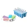 Molde Antigo de Picolé Casa Crianças Fazer Sorvete de Picolé Sorvete Caseiro Sorvete Silicone Grau Alimentício Conjunto Completo Modelo