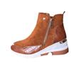 Botas de Mujer Talla Grande Comercio Exterior 2020 Otoño Nuevo Amazon Excelente Cremallera Suela Gruesa Retro Botines Zapatos de Mujer Shose