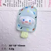 Dê uma Mordida no Sorvete de Animal Brilhante Lustroso DIY Cola de Creme Capa de Celular Acessórios de Resina para Presilha de Cabelo Headband Joias Lote