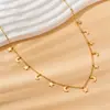 Joias de Aço Titânio Dongguan Luxo Acessível Moda de Ponta Conjunto de Pulseira Tornozeleira Colar Estrela Lua Não Desbota Feminino
