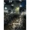 Accesorios para Bodas Luces Decoración de Patio Interior Exterior Luces de Enchufe para el Suelo Luces de Estrella Decoración de Salón de Bodas Marcadores de Camino Iluminados Ninguno