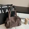 Bolso Tote de Cuero con Diseño Retro para Mujer 2025 Invierno Nuevo Casual Versátil Diario Bolso de Hombro Cruzado