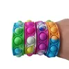 Pulsera Anti-Roedores Pioneer Finger Bubble Press Le Silicone Decompression Bracelet Pulsera Decompresión Pulsera Anti-Roedores