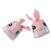 Bolsa de empaque de conejo orejas de conejo lindas bolsa de empaque de alimentos Bolsa de regalo para hornear galletas bolsa para dulces y bocadillos