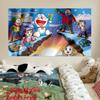 Sanación Anime Doraemon Dibujo Animado Lindo Tela Colgante Celebridad de Internet Fondo de Foto Tela Decoración de Dormitorio Cabecera Tela Colgante
