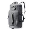 Venta al por mayor de fábrica Mochila de viaje Bolsa deportiva para fitness con separación seca y húmeda Equipaje de moda ligero para viajes de corta distancia