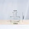 Vaso de Vidrio de Sodio-Calcio Transfronterizo al por Mayor Estilo Simple de Ins Adorno Floral Hidropónico Decoración de Mesa