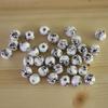 Cuentas sueltas de porcelana azul y blanca, cuentas de cerámica, material de joyería, cuentas sueltas, nudo chino, cadena de cuentas, pulsera, collar, pendientes, cuentas redondas de cerámica