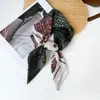 Bufanda de Algodón Lino Seda Espiga de Moda y Versátil con Estampado de Cadena de Alta Gama, Bufanda Decorativa para Cuello, Bufanda para Mujer al por Mayor
