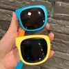 Óculos de sol infantis Óculos de sol dobráveis Foto fofa Bebê Proteção UV Óculos de sol de verão para meninos e meninas