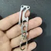 Clip de Llave de Bolsillo de Acero Inoxidable EDC Mini Herramienta Múltiple Abrebotellas Llave Hexagonal