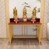 Mesa de Altar Doméstica para Guanyin e o Deus da Riqueza, Mesa de Oferendas Simples Estilo Novo Chinês, Mesa de Incenso, Mesa de Adoração