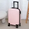 Nueva maleta de ruedas con cremallera al por mayor de 20 pulgadas logo fijo marca equipaje de mano rueda universal contraseña equipaje de viaje