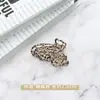 Pinza para el pelo de leopardo Corea del Sur Elegante Pinza de tiburón Pinza para la parte trasera de la cabeza Pinza retro francesa Tocado Pinza grande para el pelo