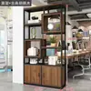 Estante de chão simples multi-camadas escritório tela moderna suporte para flores sala de estar parede divisória de ferro prateleira