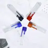 Frasco Tubo de 98mm, Pote de Cânhamo, Tubo de Vidro Transparente à Prova de Crianças, Frasco Pequeno, Manga de Silicone em Forma de Gota d'Água de 116mm