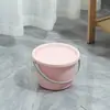 Balde de Lavanderia Espesso com Tampa, Balde Plástico Doméstico, Balde de Banho para Dormitório Estudantil, Balde Grande para Armazenamento de Água, Balde de Água para Atacado