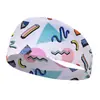 Moda Europea y Americana para Mujer, Estampada, para Viaje, Fiesta, Absorbente de Sudor, Transpirable, para Yoga, Running, Fitness, Deportes, Cinta para la Cabeza