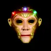 Regalo infantil Máscara del Rey Mono Maquillaje facial del Cerdo Bajie Máscara luminosa General para actuación de adultos Juguete para jardín de infantes