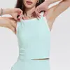 Ropa exterior de tirante trasero hermosa todo en uno de verano con color a juego en hilo Chaleco de yoga para mujer con soporte antichoque y push-up Sujetador deportivo de fitness