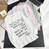100kg Verão da Garota Gorda Novo Estilo Leve Estampa de Letra Manga Longa Camisa de Proteção Solar Plus Size Top Mulheres 7659