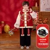 Roupa de Ano Novo para Meninos Inverno 2025 Novo Estilo Hanfu Festivo para Meninas Roupa de Ano Novo Infantil Conjunto de Roupa Formal para Bebê de Um Ano