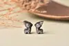 Accesorios DIY de obsidiana plateada natural con pequeños animales exquisitamente tallados, accesorios de joyería para pulseras, brazaletes y collares DIY