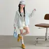 Chaqueta ligera de niña verano 2026 nuevo modelo, top protector solar suelto de secado rápido estilo coreano para niños, top moderno de seda helada para niños mayores