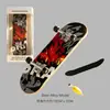 Explosões russas transfronteiriças Amazon Finger Skateboard Toy Cinco camadas Maple Alloy Bearing Thumb Fingertip Descompressão