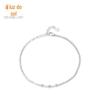 Nova pulseira de prata esterlina s925 leve de luxo micro-cravejada design de nicho feminino simples combina com tudo empilhável joia Super Flash