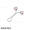 Pin de Clip en Forma de U de Perlas de Colores para Mujeres Transfronterizo, Pin de Bufanda de Moda, Hebilla de Accesorios para Pañuelo de Cabeza, Pin para Cuello, Pin de Fijación de Gasa, Joyería