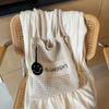 Bolsa de Punto Atmosférica, Bolso de Hombro Calado de Verano, Casual y Versátil, Bolsa de Gran Capacidad para Mujeres en Vacaciones en la Costa