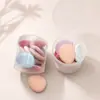 Esponja de Polvo para Dedos Mini Forma de Gota de Agua de Fábrica Personalizable Ultra Suave Doble Uso Seco y Húmedo Base Corrector Esponja para Punta de Dedo Venta al por Mayor
