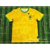 Atacado Camisa do Brasil Edição Especial Série Uniformes de Futebol Manga Curta Adulto