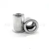 Porca rebitável porca serrilhada M3-M12 cor aço inoxidável zinco porca rebitável porca rebitável semi-hexagonal cabeça chata ranhura vertical