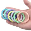 Diadema fina brillante esmerilada de línea telefónica, banda de goma elástica alta duradera, cuerda para el pelo que no aprieta el pelo, cuerda para el pelo para coleta femenina