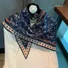 2025 Nuevo Verano Versátil Cintura Protector Solar Baotou Chal Patrón Seda Sensación Fresca 135*85cm Bufanda Triangular Grande de Moda