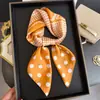 Nuevo Pañuelo Estampado de Imitación Seda de Lunares, Chal de Alta Gama, Pañuelo para el Cuello con Protección Solar, Pañuelo Cuadrado Pequeño, Pañuelo para la Cabeza, Bufanda para Mujer