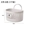 Cesta de almacenamiento para cocina para cebolletas, jengibre y ajo; maceta colgante pequeña; estante de almacenamiento; cesta colgante para baño; cesta de almacenamiento de pared para mesita de noche