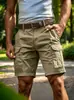 Comércio Exterior Transfronteiriço Masculino Roupa Exterior Esportiva Cara de Mau Casual Shorts de Comprimento Médio Venda Quente Shorts de Cinco Pontos Verão Sensação Fresca Shorts Cargo Pretos