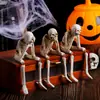Decoraciones de Halloween Transfronterizas: Esqueleto Gótico Resina Casa Fantasma Fiesta en Casa Artículos de Decoración para el Hogar