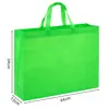 Bolsas de Compra para Tiendas de Ropa, Estilo Nuevo, Color Sólido, Bolsas Tote Grandes de Tela No Tejida, Logo Personalizable, Empaque Corporativo, Bolsas Publicitarias